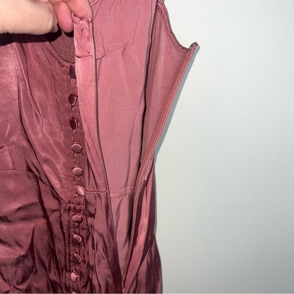 Abercrombie and Fitch Viscose Button Front Mini Dress Size Medium - Picture 8 of 13